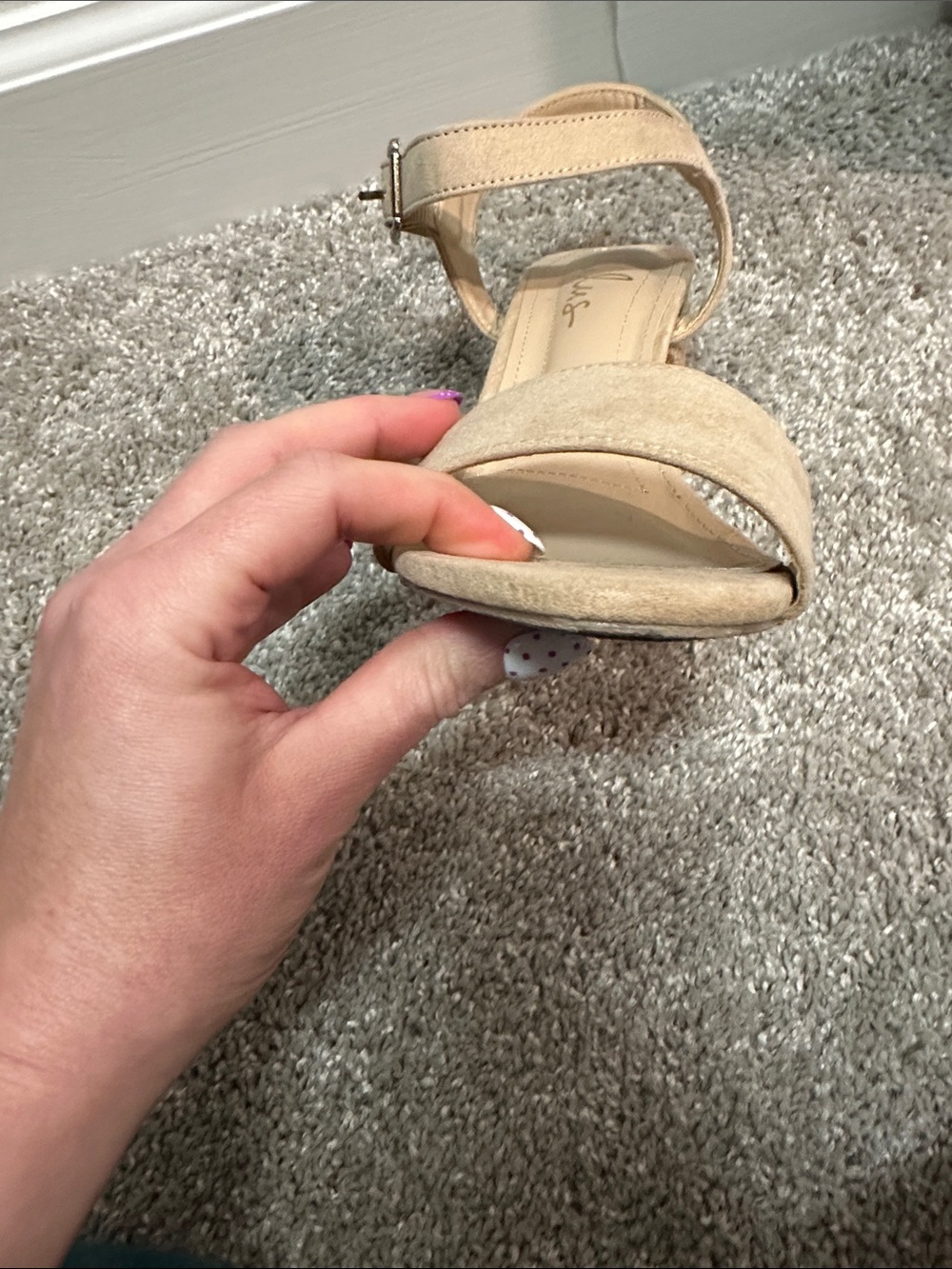Lulu's Beige Suede Espadrille-Wrapped Block Heel Sandals - Picture 13 of 13